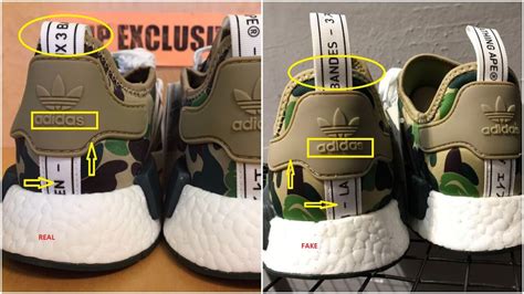 adidas bape nmd fake vs real|adidas nmd r1 real.